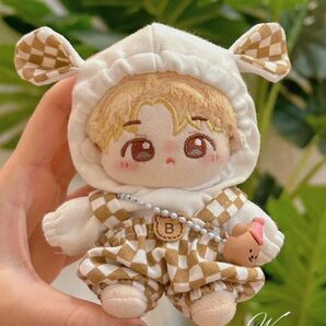 ぬいぐるみ服 ぬい服 うさ耳 オーバーオール ベビー