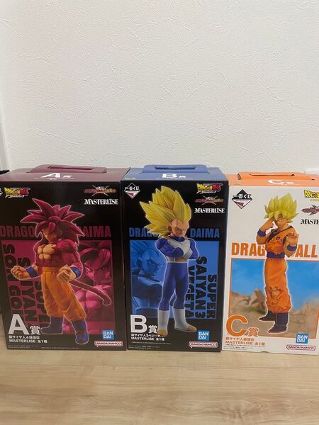 一番くじ ドラゴンボール VSオムニバスCROSS A賞 B賞 C賞 3点セット