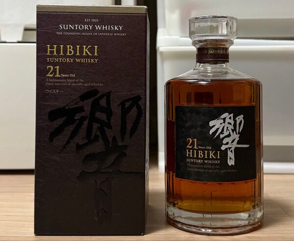 新品未開栓 サントリー SUNTORY 響 21年 響21年 ウイスキー ウィスキー カートン 箱 BOX ボックス