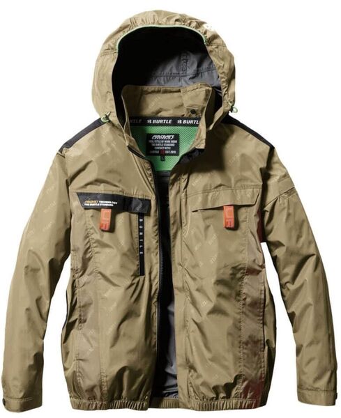 BURTLE バートル エアークラフト AIRCRAFT AC2021 AC 長袖 ブルゾン ジャケット 空調服 XXL カーキ