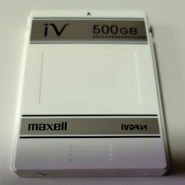 maxell iVDR-S 500GB シルバーバージョン