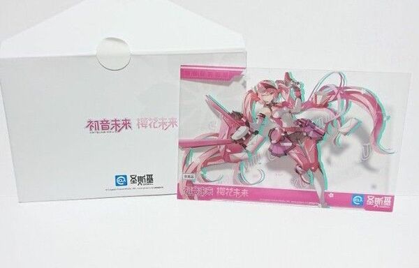 海外製 桜ミク プラモ特典カード 初音ミク
