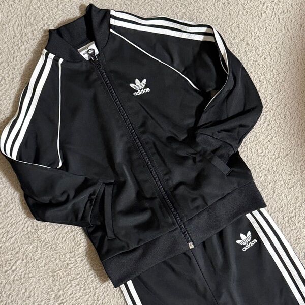 adidas originals ジャージ上下セット 100 ブラック