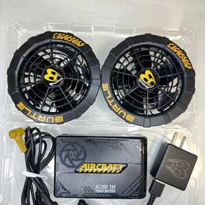 13V 空調服 バートル エアークラフト BURTLE AC260 バッテリー ファンセット