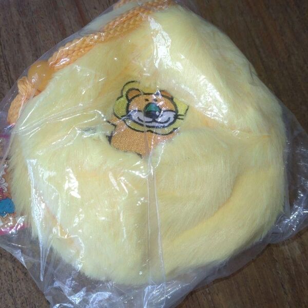 たべっ子どうぶつ モコモコ巾着 らいおん 小物入れ ポーチ