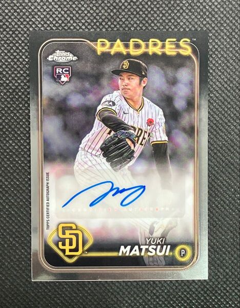 2024 Topps Chrome Update 松井裕樹 直筆サイン Auto RC ルーキーカード パドレス