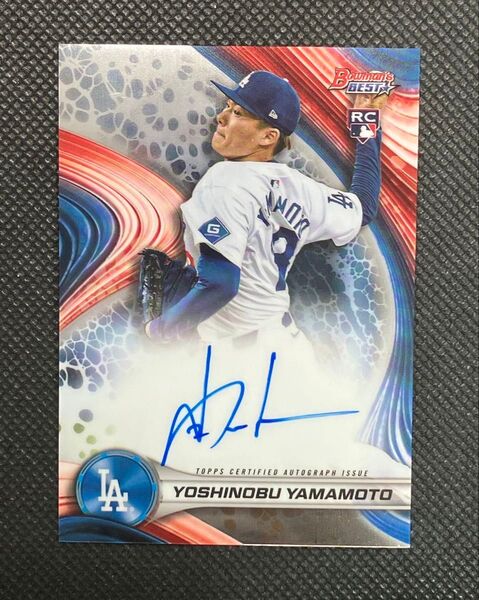 2024 Bowman's Best 山本由伸 Auto 直筆サイン Yoshinobu Yamamoto RC ドジャース