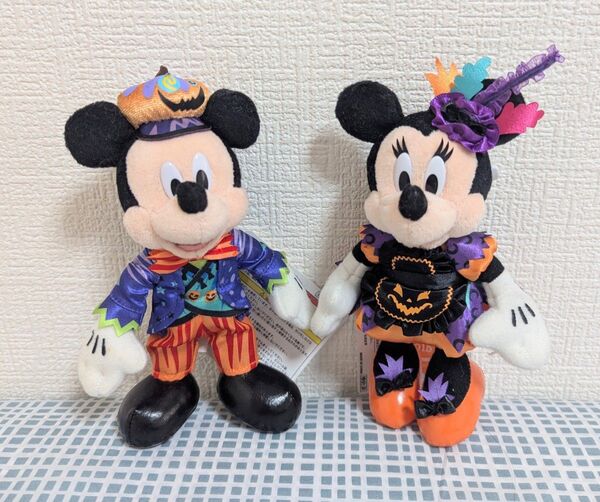 タグ付き 東京ディズニーランド 2015 ハロウィン ぬいぐるみバッジ