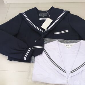 夏 冬 新品未使用 セーラー服 2点セット