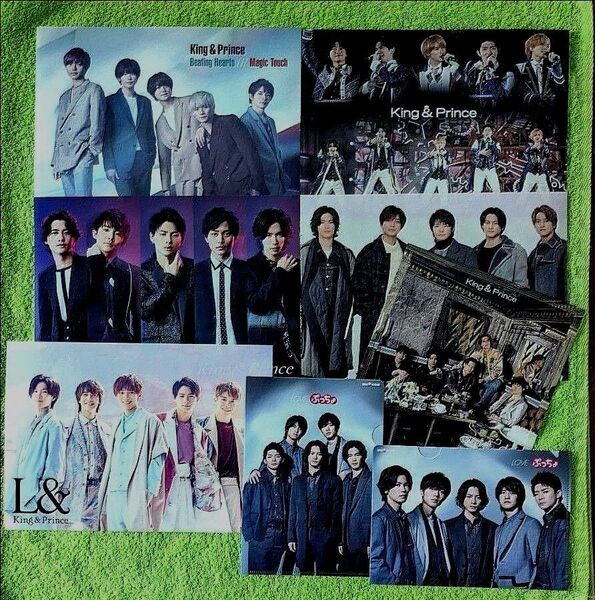 King & Prince クリアポスター6枚+ぷっちょA5大クリアファイル2枚 初回限定版特典