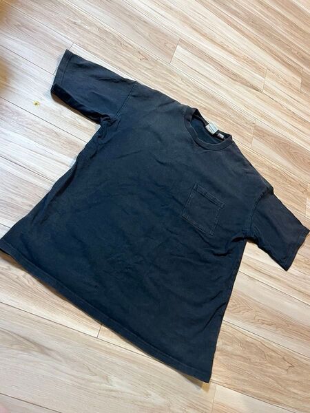 グッドウェア GoodWear 半袖 メンズ Tシャツ Lサイズ ブラック ポケット付き