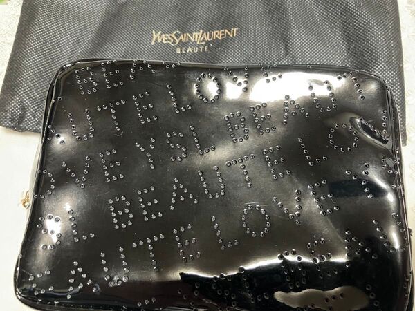 YSL イヴサンローラン ノベリティポーチ ブラック 未使用品