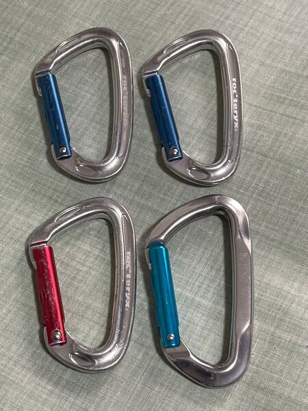 カラビナ4個セット ロックテリクス マウンテンダックス クライミング 登山