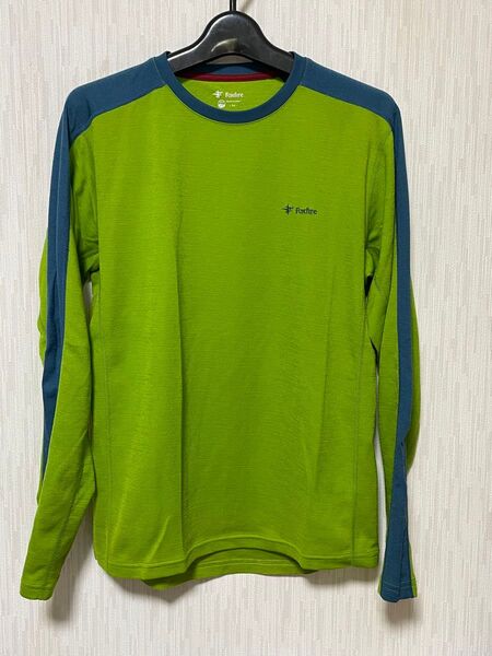 Foxfire 長袖Tシャツ TSウール 吸汗速乾 グリーン 登山トレッキング ハイキング アウトドア キャンプ