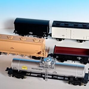KATO 貨車5両セット(タキ3000銀 ホキ2200 ワム90000 トラ55000 レ12000)