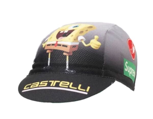 Supreme x SpongeBob Cycling Cap "Black" シュプリーム スポンジボブ キャップ 帽子
