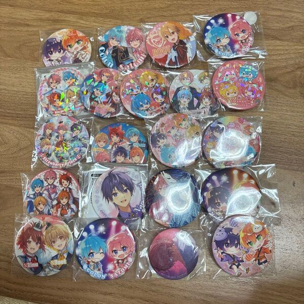 缶バッジ すとぷり さとみころん莉犬るぅとななもり。ジェル 全員集合 まとめ買い