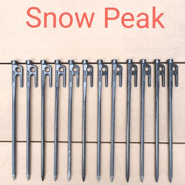 【Snow Peak】ペグ ソリッドステーク30×12本