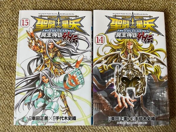 聖闘士星矢 冥王神話 外伝 14巻&15巻 2冊 The Lost Canvas 車田正美 手代木史織