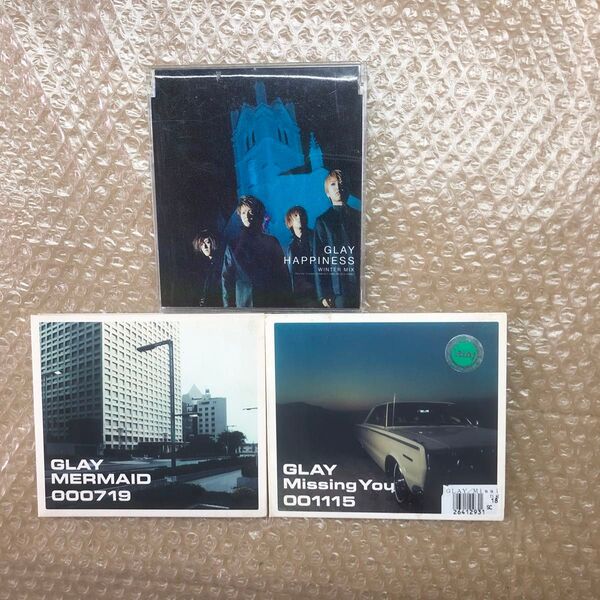 GLAY CD 3枚セット グレイ happiness mermaid missng you