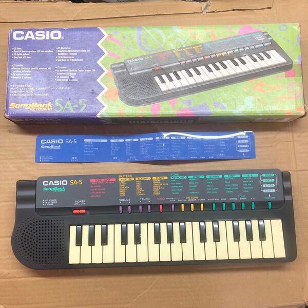 M6. CASIO SongBank keyboard SA-5 カシオ ピアノ ミニキーボード
