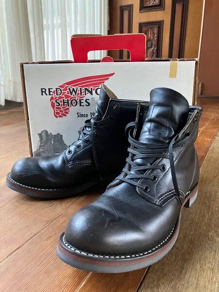 RED WING ベックマン 9014 8.5D ソール交換済み ブラック 08年1月製造