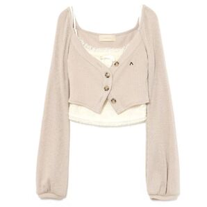 ANDMARY Clala layered set(クララ レイヤードセット) 長袖