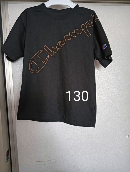 半袖Tシャツ 130CM チャンピオン Champion 黒 ブラック 130 Tシャツ