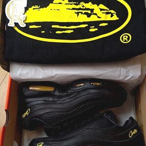 Corteiz × Nike Air Max 95 "Black and Tour Yellow" 27.5cm