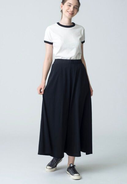 美品 ATON エイトン 25ss RHC ロンハーマン別注スカート ロングスカート
