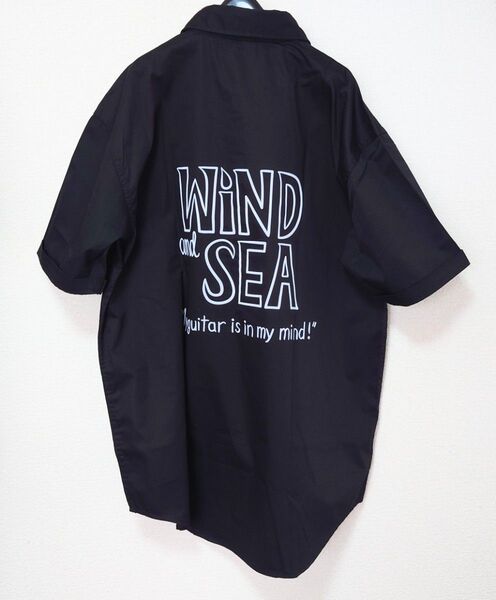 新品WIND AND SEA ウィンダンシ― ウンジャマラミー Um Jammer Lammy 刺繍 プリント ワークシャツXL