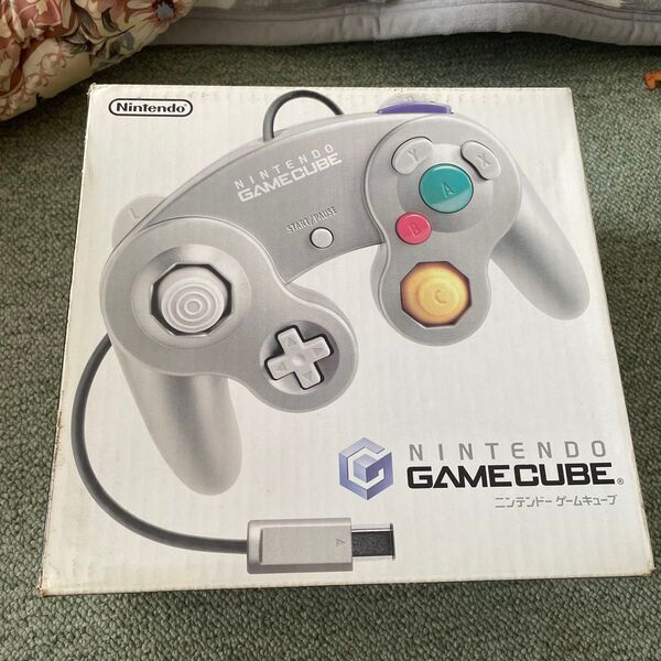 ニンテンドー ゲームキューブ コントローラー シルバー 空箱
