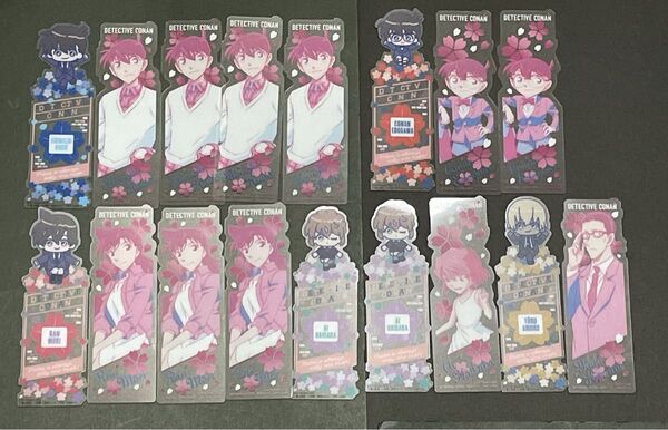 名探偵コナン ブックマークコレクション 新一 蘭 コナン 灰原 安室 風見