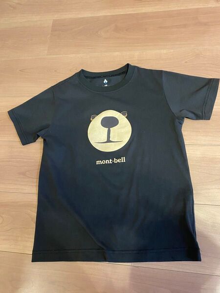 最終値下 美品 モンベル くま Tシャツ 140 ブラック