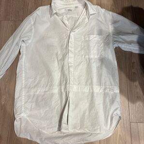 +J ユニクロ 白シャツ L ホワイト