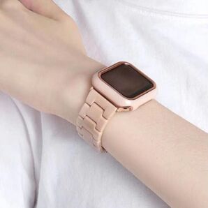 新品未使用!Apple Watch アップル ウォッチ プラスチック バンド 38/40/41mm ピンク