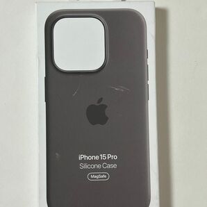 Apple純正iPhone 15 Pro シリコンケース 新品 クレイ