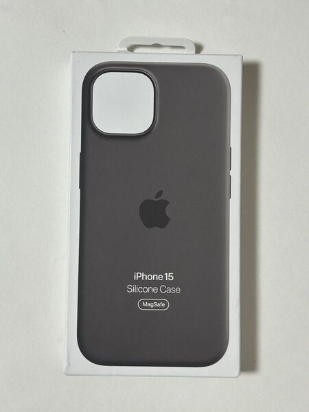 Apple純正iPhone 15 シリコンケース 美品 クレイ