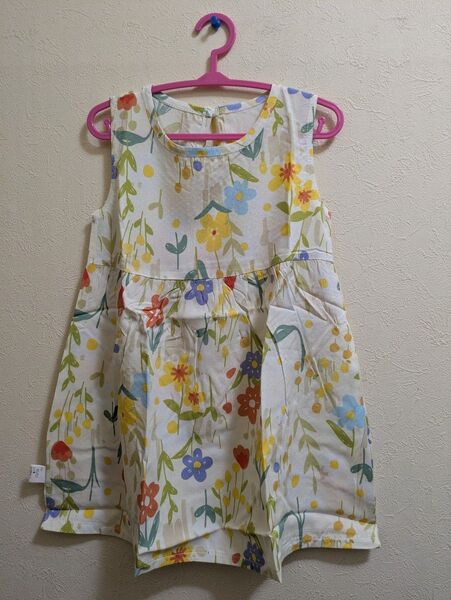 ワンピース 花柄 ノースリーブ 夏 キッズ 女の子 夏服 袖なし