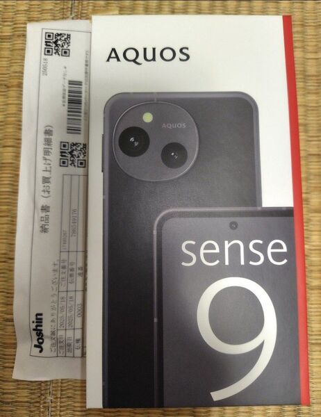 AQUOS sense9 SH-M29 6.1インチ メモリー6GB ストレージ128GB ブラック