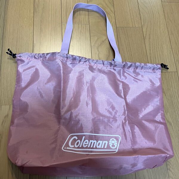 未使用 コールマン トートバッグ 巾着 撥水 sweet付録 ノベルティ 撥水ビッグトート スウィート Coleman