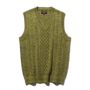 ビームスプラスAlan Pattern Vest Cotton Cashmere