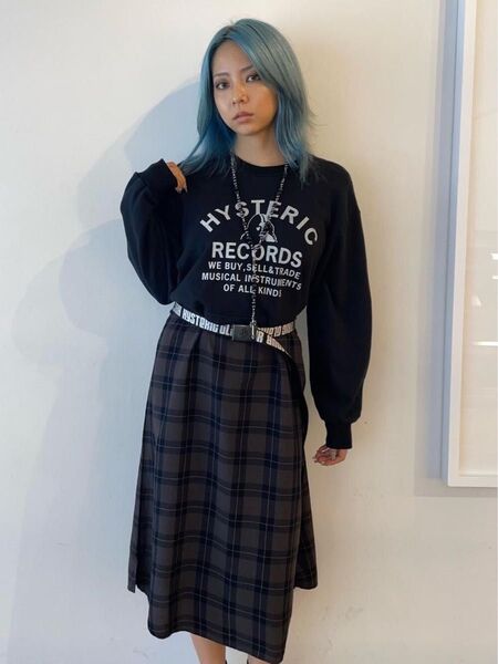 定価3.8万 23aw ヒステリックグラマー HYSTERIC RECORDS レイヤードプルオーバーワンピース