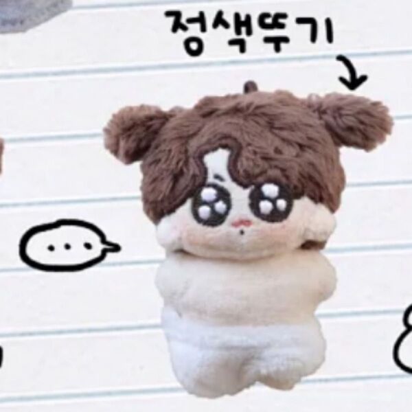 BTS ジョングク 7cmぬいぐるみ 真顔グクトゥギ モックニム