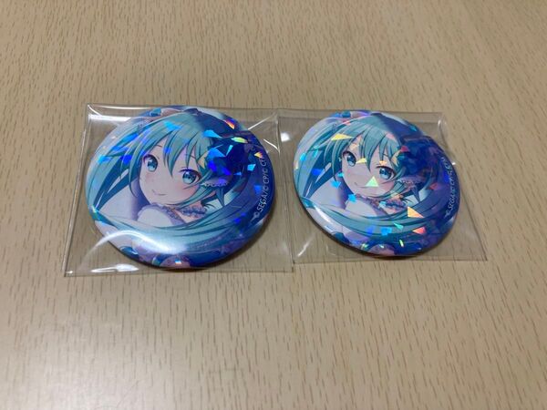 プロセカ モモミク 初音ミク ホログラム缶バッジ ホロ缶 2点セット