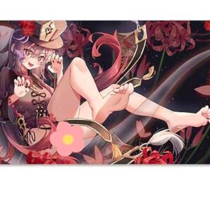 マウスパッド 原神 胡桃 ゲームキャラクター ラージマウスパッド