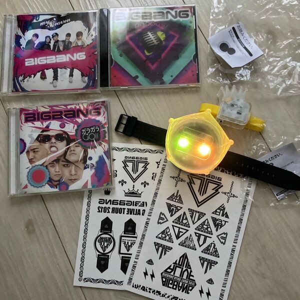 BIGBANG シングル CD ブレスレットライト セット 公式 おまけ ライト ビックバン