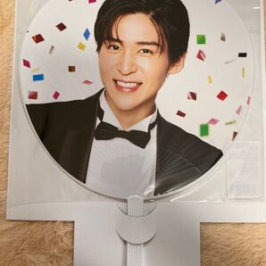 【新品未開封】目黒蓮お祝いうちわ SnowMan SnowWorld