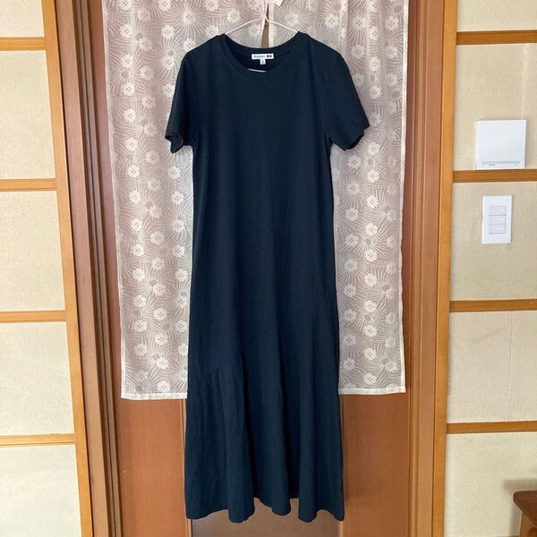 ユニクロ Tシャツワンピース ネイビー Mサイズ