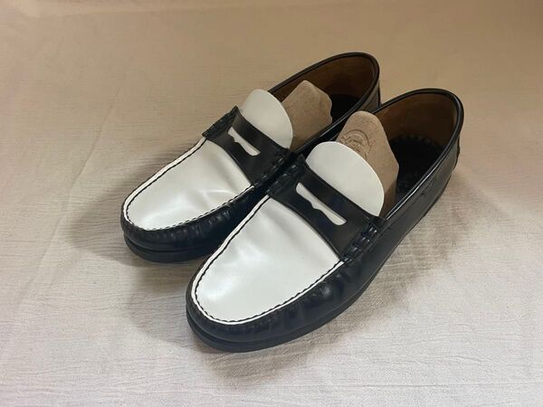 【美品】パラブーツ ローファー コインローファー ペニーローファー 黒 白